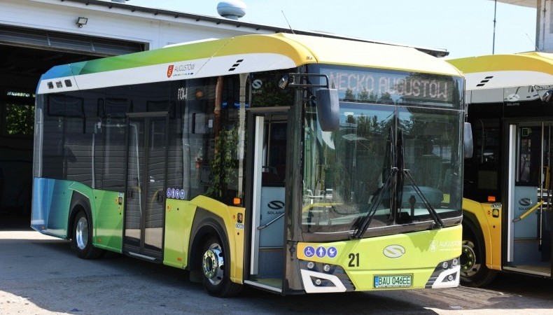 Autobus elektryczny w Augustowie, źródło: UM Augustów
