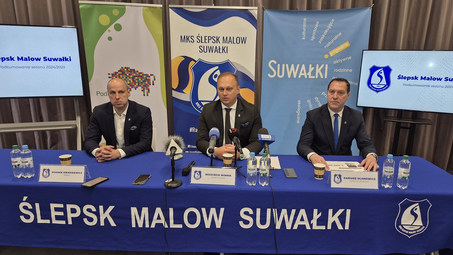 Ślepsk Malow Suwałki przedstawił nowy skład na sezon 2025/2026, 12.05.2025, fot. Areta Topornicka
