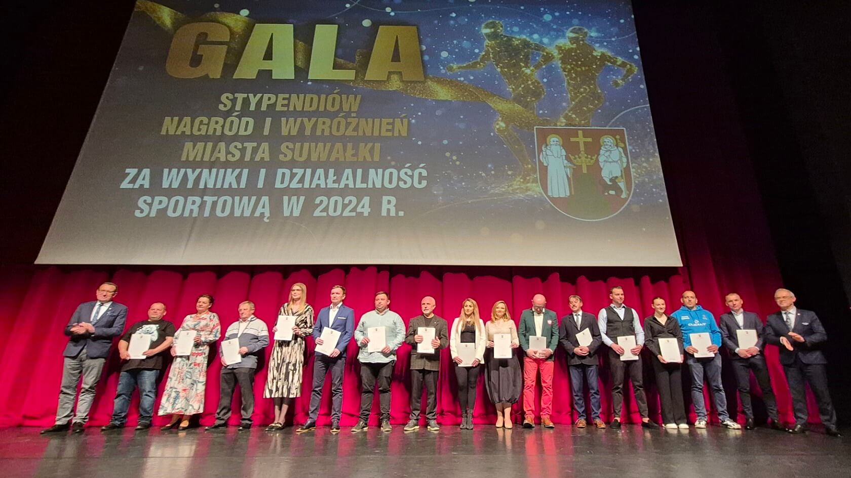 Nagrody prezydenta Suwałk dla sportowców, 16.04.2025, fot. Iza Kosakowska
