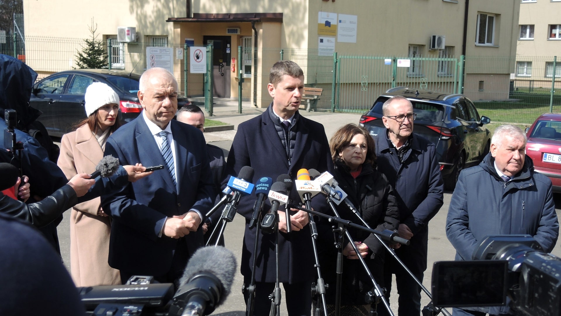 Konferencja prasowa polityków Prawa i Sprawiedliwości w Czerwonym Borze, 8.04.2025, fot. Adam Dąbrowski